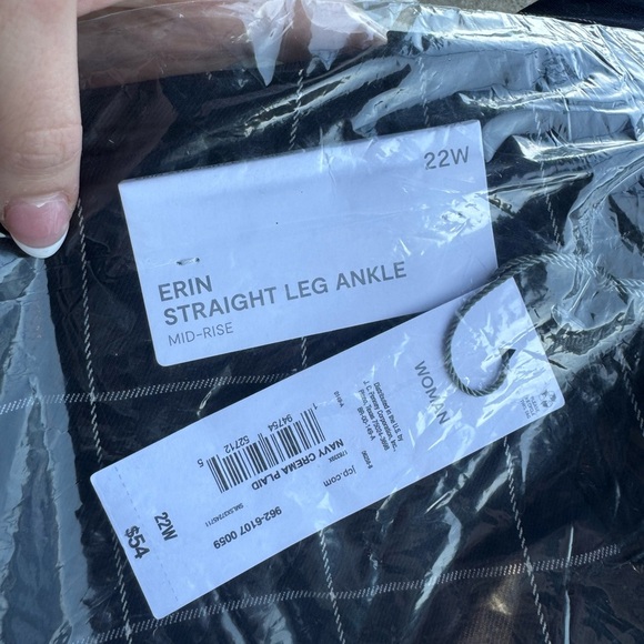 Liz Claiborne Pants Womens Plus Size 22W 22 W Erin Straight Leg Ankle New w Tag - Picture 6 of 6